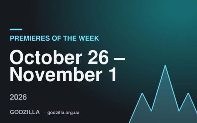 Premieres of the week October 26 – November 1